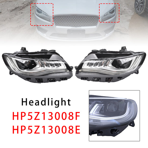 2017–2019 Lincoln MKZ links + rechts LED-Scheinwerfer mit AFS HP5Z13008F HP5Z13008E