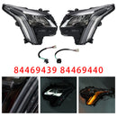 2018–2019 Cadillac XTS Links + Rechts LED-Scheinwerfer 84469439 84469440-4