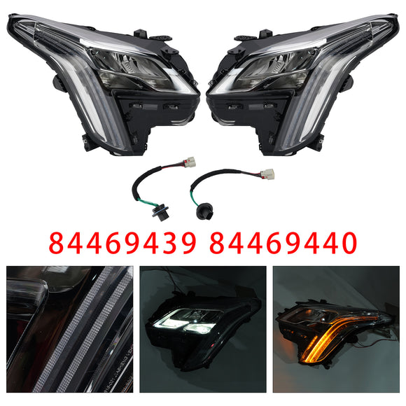 2018–2019 Cadillac XTS Links + Rechts LED-Scheinwerfer 84469439 84469440