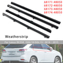 2010-2015 Lexus RX350 RX450h 4 Stuks Binnendeur Glas Tochtstrip 68171-48050 68174-48050-5