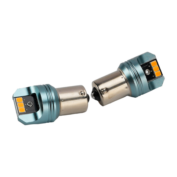 Car Light LED Auxiliary Bulb Kit P21W 12V 3W 1700K Amber For HELLA LEDS25AA2