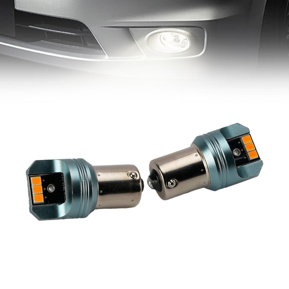 Kit d'ampoule auxiliaire LED pour phare de voiture PY21W 12V 3W 1700K ambre pour HELLA LEDS25AA3