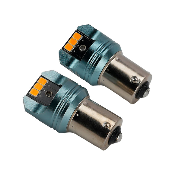 Car Light LED Auxiliary Bulb Kit P21W 12V 3W 1700K Amber For HELLA LEDS25AA2