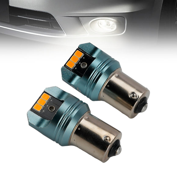 Car Light LED Auxiliary Bulb Kit P21W 12V 3W 1700K Amber For HELLA LEDS25AA2