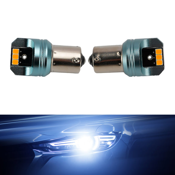 Car Light LED Auxiliary Bulb Kit P21W 12V 3W 1700K Amber For HELLA LEDS25AA2