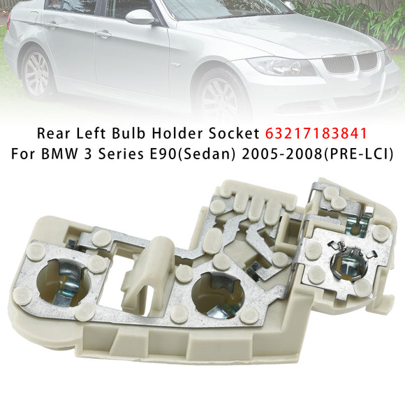 Lamphouderfitting linksachter voor BMW 3-serie E90 (Sedan) 2005-2008 (PRE-LCI)