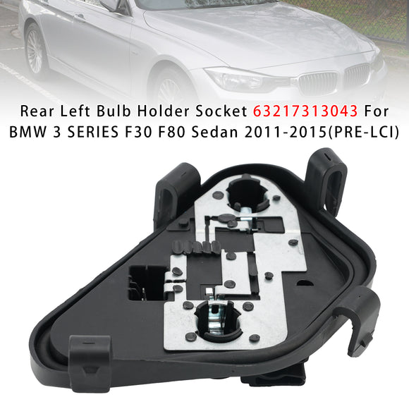 Achter Links Lamphouder Socket Voor BMW 3 SERIE F30 F80 Sedan 2011-2015 (PRE-LCI)