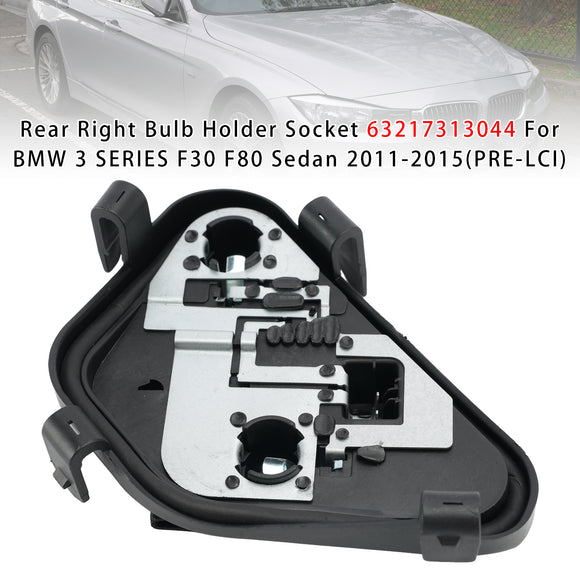 Lampenfassung hinten rechts für BMW 3er F30 F80 Limousine 2011–2015 (PRE-LCI)