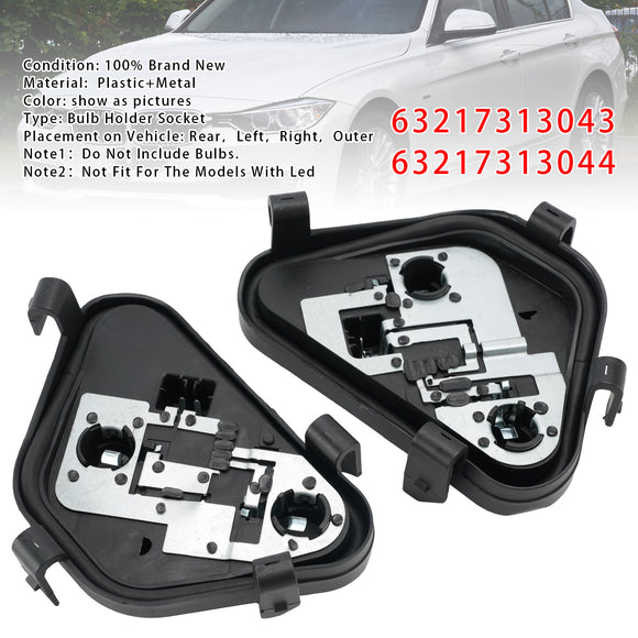 Achter L + R Lamphouder Socket Voor BMW 3 Serie F30 F80 Sedan 2011-2015 (PRE-LCI)