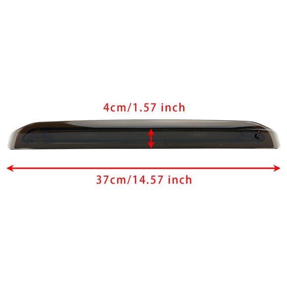 Rear High Mounted Brake Lamp Light Black For Ford Kuga Mk2 2012-2020