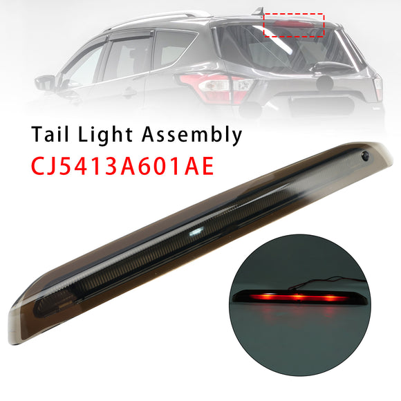 Rear High Mounted Brake Lamp Light Black For Ford Kuga Mk2 2012-2020