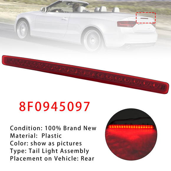 Achter derde 3e remlicht lichtrood 8F0945097 voor Audi A5 Cabriolet 2009-2016