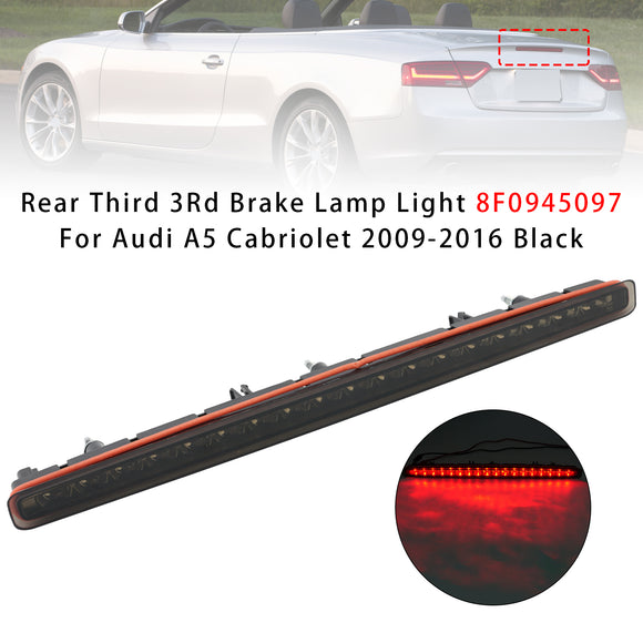 Achter Derde 3e Remlicht Licht 8F0945097 Zwart Voor Audi A5 Cabriolet 2009-2016