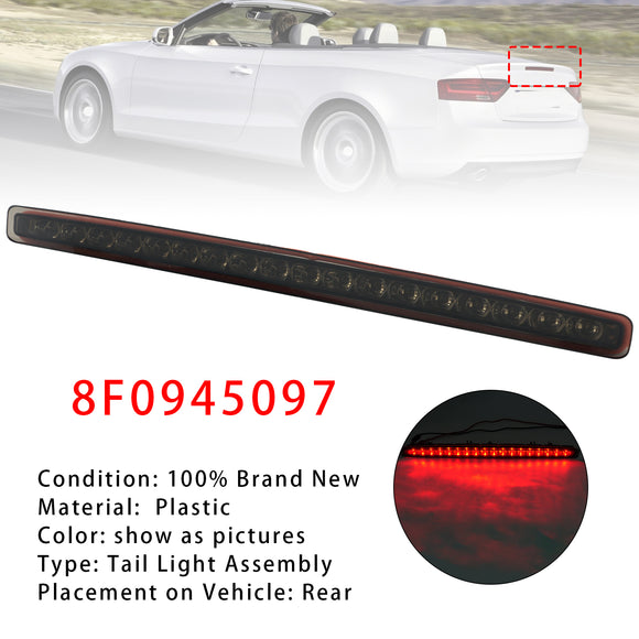 Achter Derde 3e Remlicht Licht 8F0945097 Zwart Voor Audi A5 Cabriolet 2009-2016