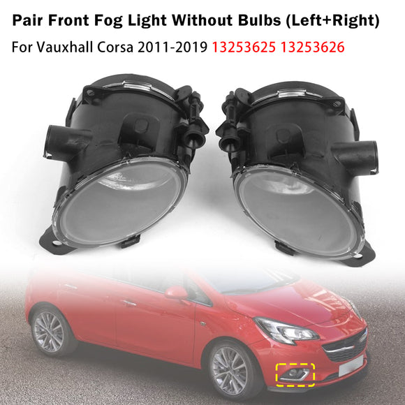 Paar Nebelscheinwerfer für Vauxhall Corsa 2011–2019, 13253625, 13253626