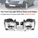Paar Mistlamp Lamp Voor Opel Vectra C 2003-2008 6710033 6710034-2