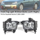 Paire de feux antibrouillard avant pour Vauxhall Vectra C 2005-2009 1710362 1710363-3