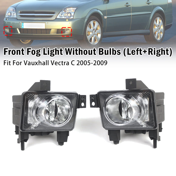 Paire de feux antibrouillard avant pour Vauxhall Vectra C 2005-2009 1710362 1710363