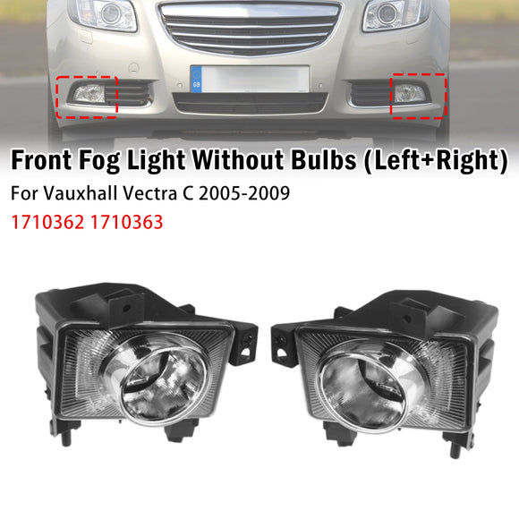 Paire de feux antibrouillard avant pour Vauxhall Vectra C 2005-2009 1710362 1710363