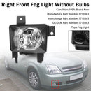 Rechtsvoor Mistlamp Lamp Voor Vauxhall Vectra C 2005-2009 1710363-5