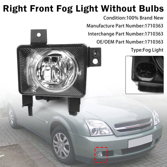 Rechtsvoor Mistlamp Lamp Voor Vauxhall Vectra C 2005-2009 1710363
