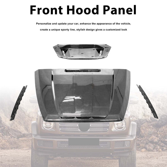 Carbonfiber motorkappaneel in haaienstijl, geschikt voor Mercedes G-Klasse W464  W465 2019+