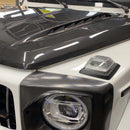 Carbonfiber motorkappaneel in haaienstijl, geschikt voor Mercedes G-Klasse W464  W465 2019+-14