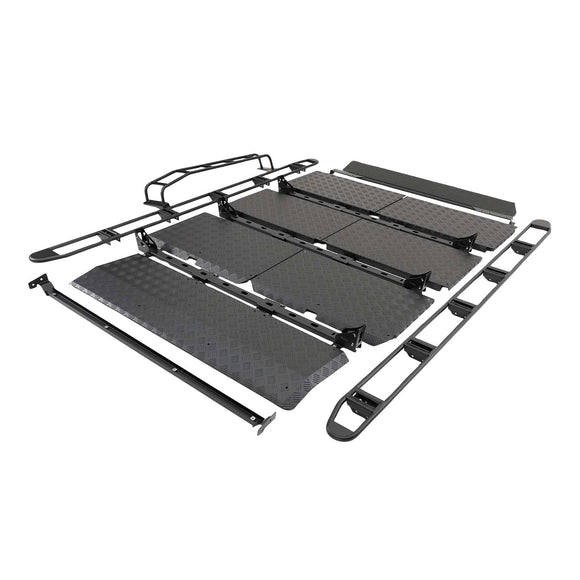 Dakdragerrails, dwarsbalken, geschikt voor bagage, Benz G-klasse W463A W464 Met ladder