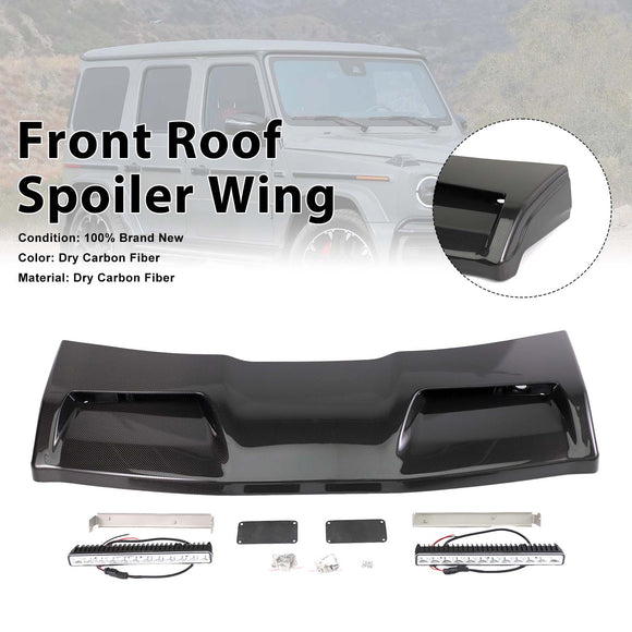 Frontdachspoilerflügel in konkav-Form, passend für Mercedes-Benz G-Klasse W464 2019–2023 W/Led