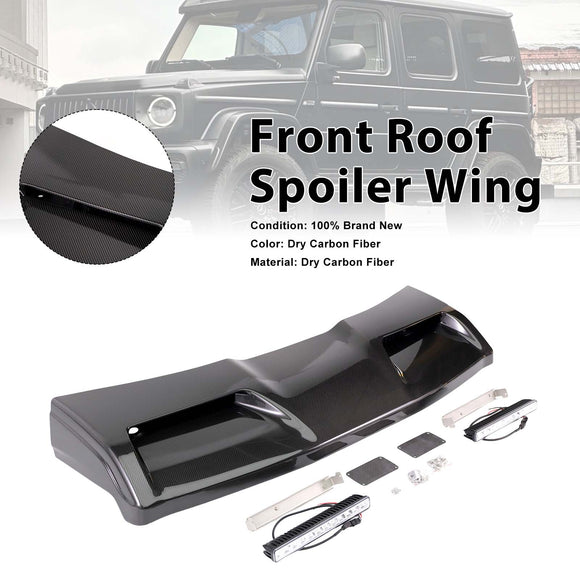 Frontdachspoilerflügel in konkav-Form, passend für Mercedes-Benz G-Klasse W464 2019–2023 W/Led