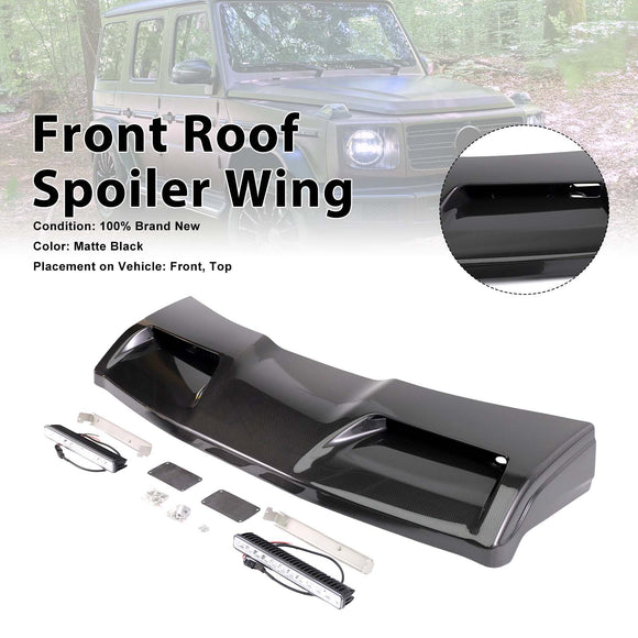 Frontdachspoilerflügel in konkav-Form, passend für Mercedes-Benz G-Klasse W464 2019–2023 W/Led
