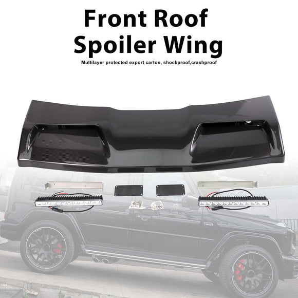 Frontdachspoilerflügel in konkav-Form, passend für Mercedes-Benz G-Klasse W464 2019–2023 W/Led