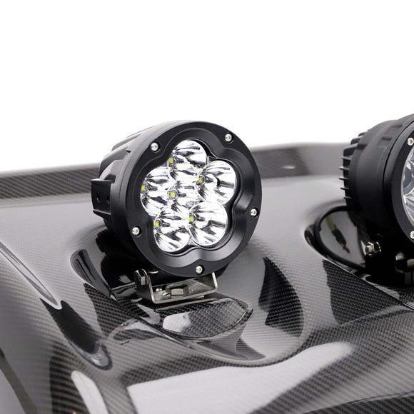 Frontspoiler im Adventure-Stil für Mercedes-Benz G-Klasse W464 2019–2023 W/Led