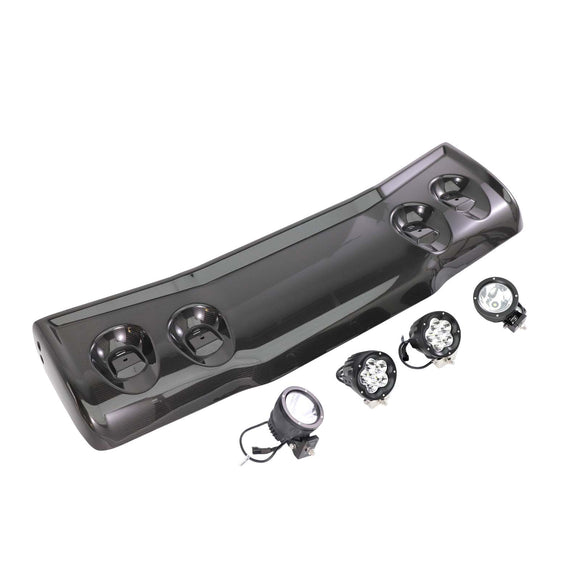 Frontspoiler im Adventure-Stil für Mercedes-Benz G-Klasse W464 2019–2023 W/Led