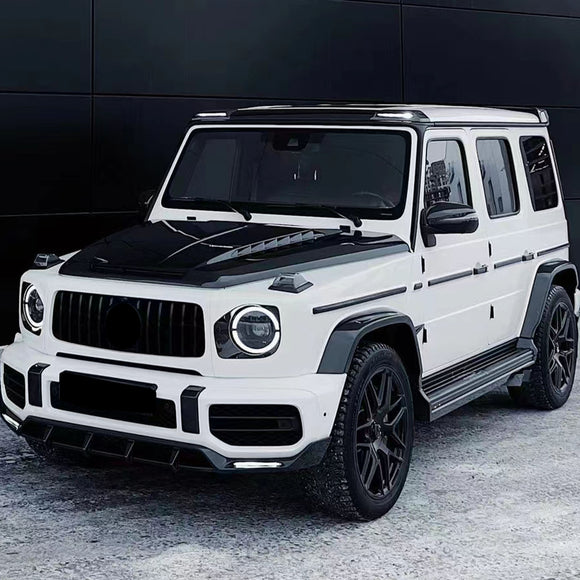 Voorspoiler in haaienstijl voor op het dak, geschikt voor de Mercedes-Benz G-Klasse. W464 2019-2023 W/Led