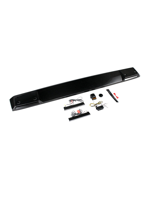 Voorspoiler in haaienstijl voor op het dak, geschikt voor de Mercedes-Benz G-Klasse. W464 2019-2023 W/Led