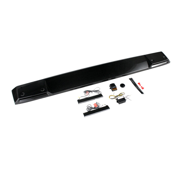 Voorspoiler in haaienstijl voor op het dak, geschikt voor de Mercedes-Benz G-Klasse. W464 2019-2023 W/Led