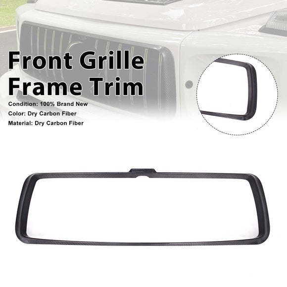 Frontgrillrahmen aus Trockencarbon, passend für Mercedes-Benz W464 G63 2019-2023