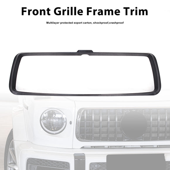 Frontgrillrahmen aus Trockencarbon, passend für Mercedes-Benz W464 G63 2019-2023