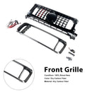 Frontgrill aus Trockencarbon, passend für Mercedes-Benz W464 B800 B900 2019-2023 Raketenstil-6