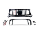 Frontgrill aus Trockencarbon, passend für Mercedes-Benz W464 B800 B900 2019-2023 Raketenstil-8