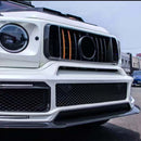 Frontstoßstangenlippe aus Trockencarbon, passend für Mercedes W464 B800 B900 2019-2023 Raketenstil-15