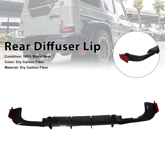 Achterdiffuserlip van droog carbon voor Mercedes-Benz W464 B800 B900 2019-2023 Raketstijl