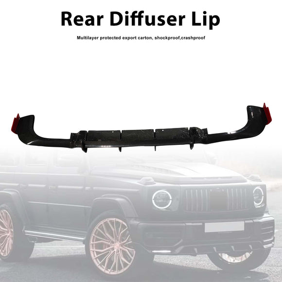 Achterdiffuserlip van droog carbon voor Mercedes-Benz W464 B800 B900 2019-2023 Raketstijl