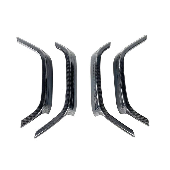 Radlaufverbreiterungen aus Trockencarbon vorne und hinten, passend für Mercedes-Benz W464 B800 B900 2019-2023