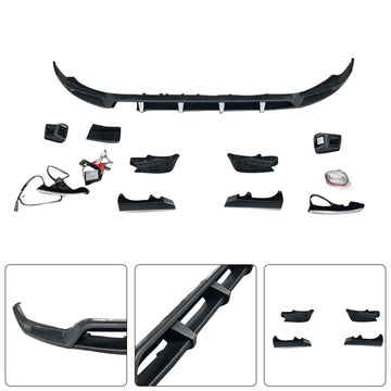 Shark Style Front Bumper Lip Fit Mercedes Benz G-Class W464 W463A 2019-2023
