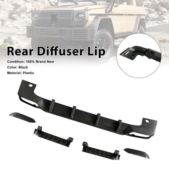 Achterdiffuserlip geschikt voor Mercedes Benz G-Klasse W464  W463Een Shark Style uit de periode 2019-2023