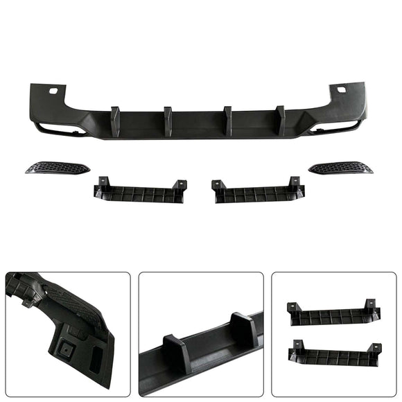 Achterdiffuserlip geschikt voor Mercedes Benz G-Klasse W464  W463Een Shark Style uit de periode 2019-2023