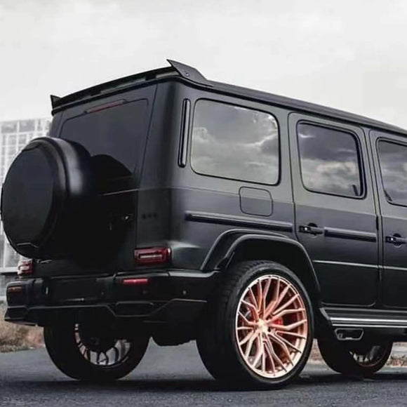 Achterdiffuserlip geschikt voor Mercedes Benz G-Klasse W464  W463Een Shark Style uit de periode 2019-2023