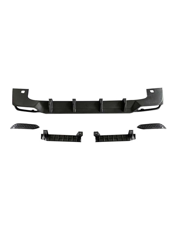 Achterdiffuserlip geschikt voor Mercedes Benz G-Klasse W464  W463Een Shark Style uit de periode 2019-2023